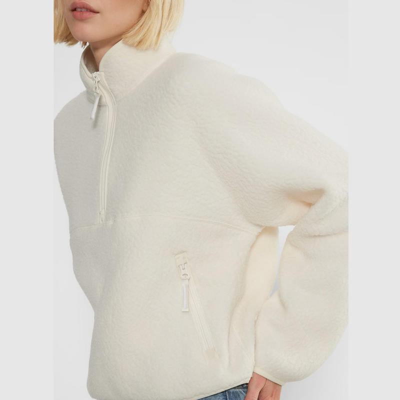 Women's Quarter-Zip Teddy Fleece Pullover