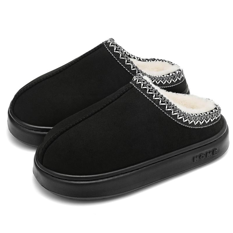 Women’s Cozy Suede Winter Slippers — Plush Warm Lining, Anti-Slip Sole