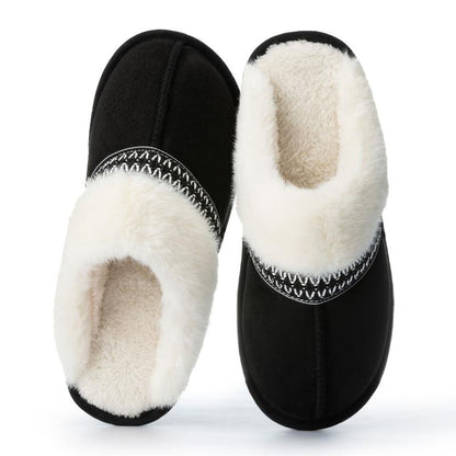 Women's Faux Shearling Lined Scuff Slippers