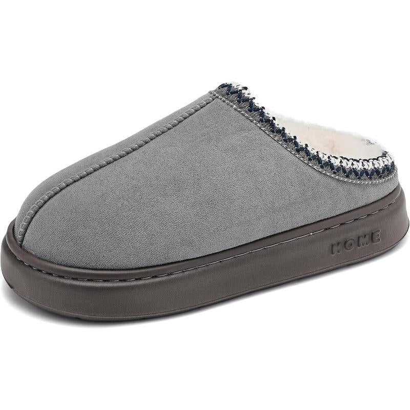 Women’s Cozy Suede Winter Slippers — Plush Warm Lining, Anti-Slip Sole