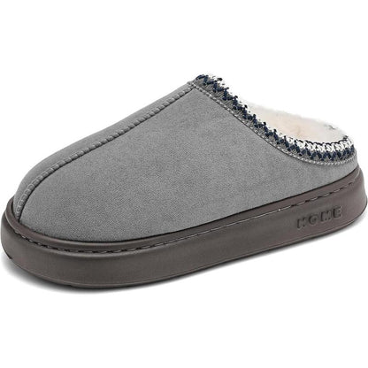 Women’s Cozy Suede Winter Slippers — Plush Warm Lining, Anti-Slip Sole